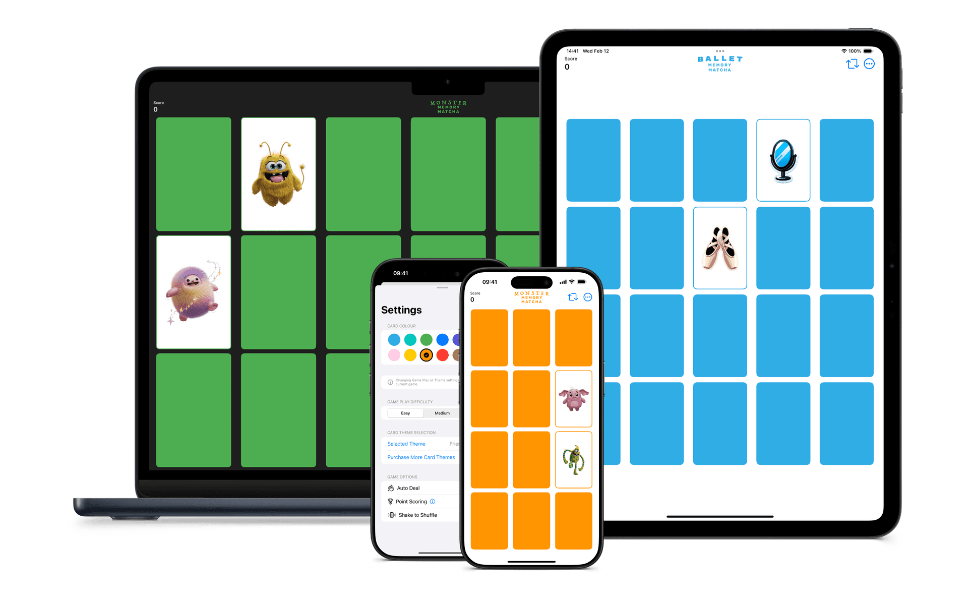 Ballet Memory Matcha App